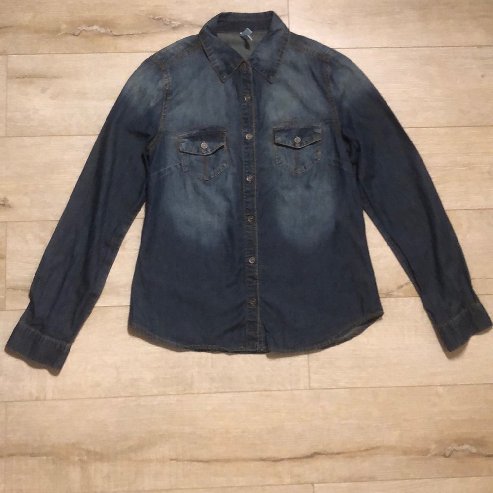 Xhiliration Button Down Shirt